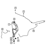 68213433AA - Electrical: Windshield Washer Hose for Mopar Image