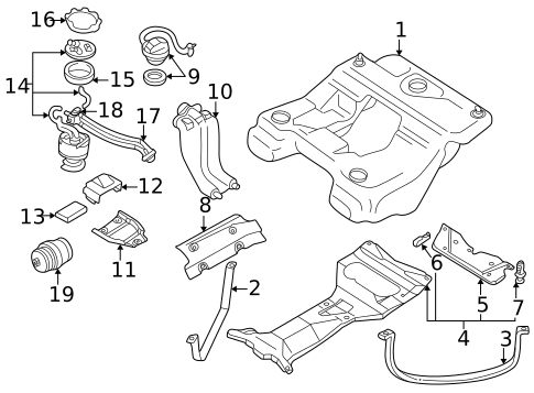 Fuel Storage for 2001 Audi Allroad Quattro #0