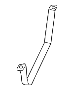 4B0201654L - Fuel System: Fuel Tank Strap for Audi: A6 Quattro, Allroad Quattro, RS6, S6 Image