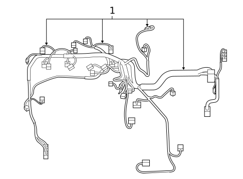 Wiring Harness for 2020 Lexus NX300 #0