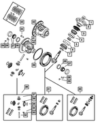 5010321AH - Rear Axle; Corporate 235 MM; Differential and Drive Line: Ring And Pinion Gear Kit for Mopar Image