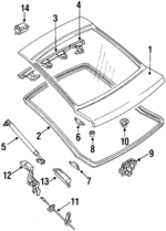 MB907566 - Body: Outer Panel for Mitsubishi Image
