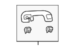 7461006130E0 - Body: Grip Handle for Toyota Image