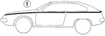 MB253819 - Body: Stripe Tape for Mitsubishi Image