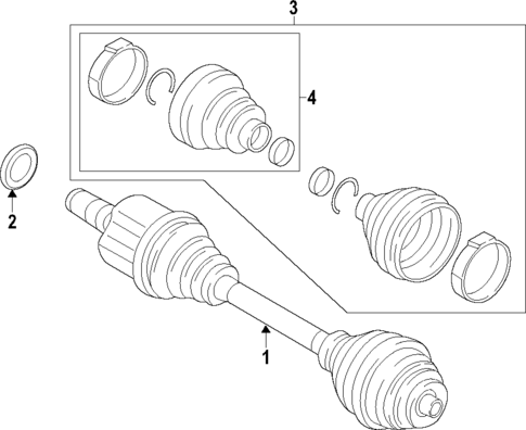 Axle Shafts & Joints for 2021 BMW X2 #0