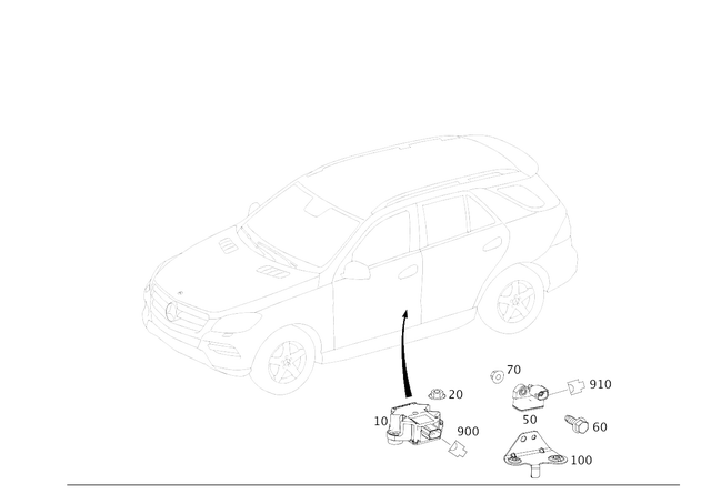 6540478164 - Electrical Equipment and Instruments: Contact Socket Housing for Mercedes-Benz Image image