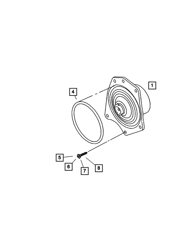 6100266 - Cooling: Bolt And Washer for Mopar Image