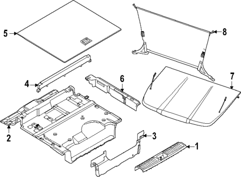 Interior Trim - Rear Body for 2025 Porsche Macan #2