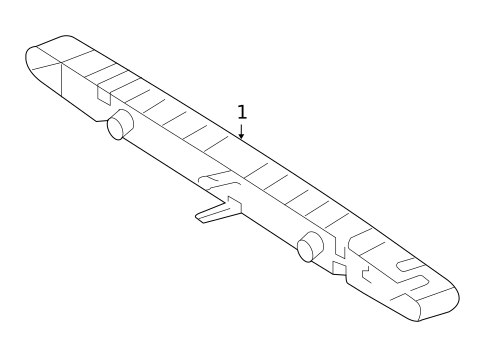High Mounted Stop Lamp for 2008 Mercedes-Benz CLK 350 #0