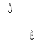 6106222AA - Body: Sun-visor Screw for Mopar Image