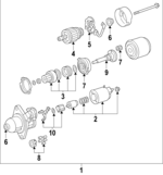 23343AA161 - Electrical: Solenoid for Subaru Image