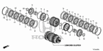 22510RCLA02 - Transmission - Automatic: GUIDE, CLUTCH (1-3) for Honda Image