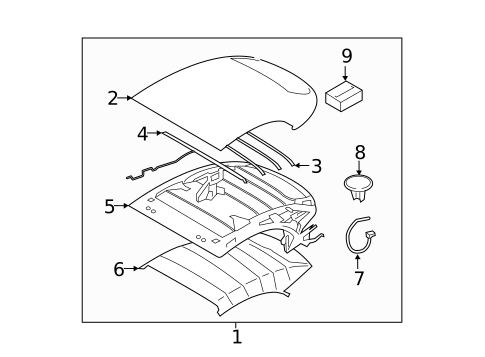 Frame & Components for 2020 BMW M850i xDrive #0