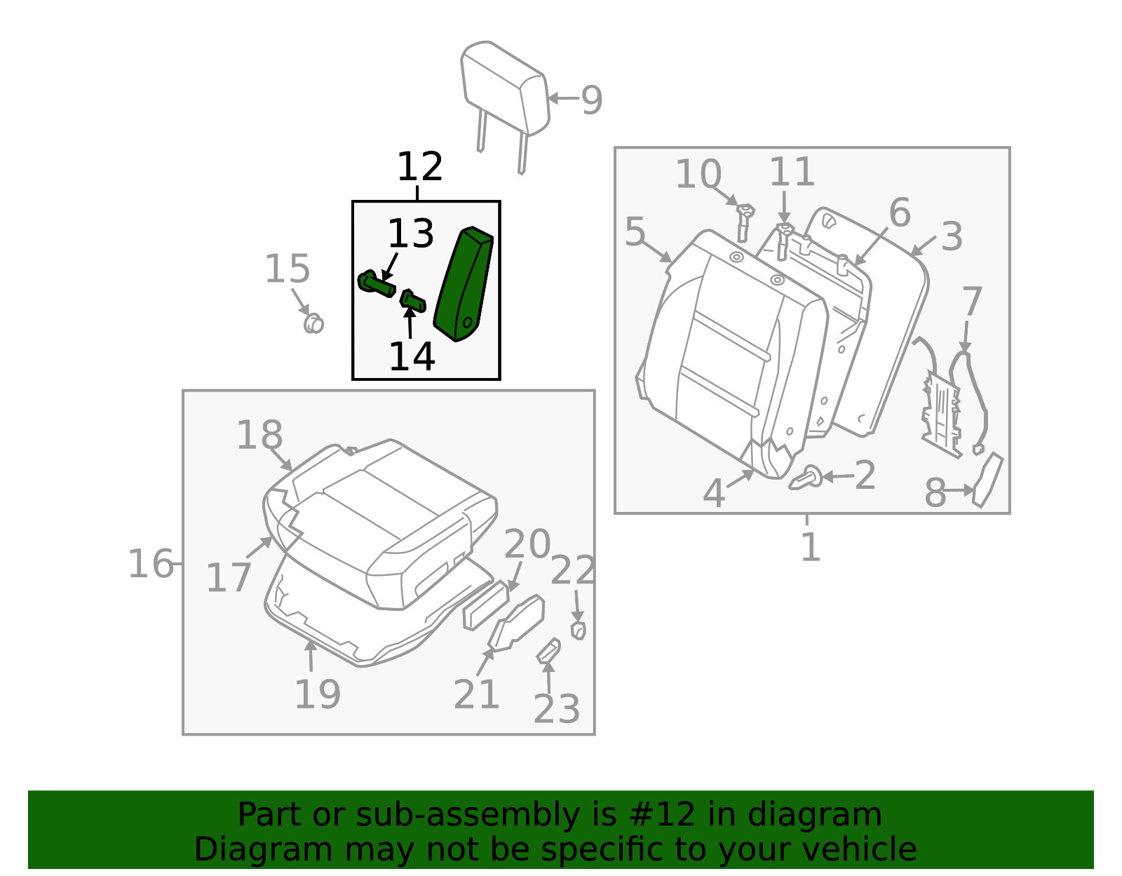 2004-2007 Nissan Seat Armrest 87750-7S001 | OEM Parts Online