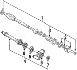 44306SF1914 - Suspension: Axle Assembly for Honda: Prelude Image