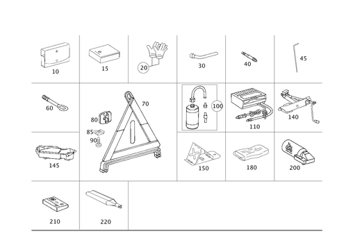 Tools and Accessories for 2006 Mercedes-Benz C230 #0