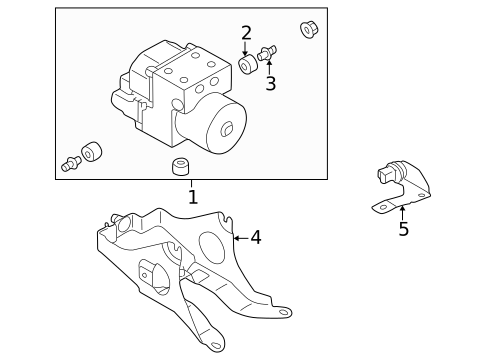 ABS Components for 2004 Subaru Forester #0