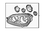 1K6941039B - : Headlamp Assembly for Volkswagen: GTI, Jetta, R32, Rabbit Image