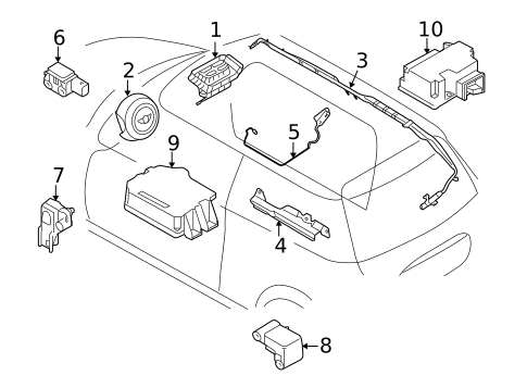 Air Bag Components for 2013 Mini Cooper #0