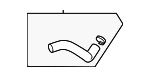 25414AA200 - Belts &amp; Cooling: Radiator Coolant Hose for Hyundai Image