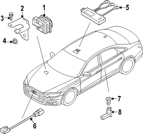 Alarm System for 2024 Audi Q8 e-tron #0