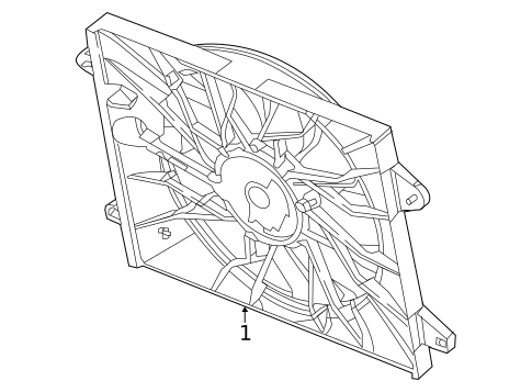 Cooling Fan for 2021 Dodge Durango #0