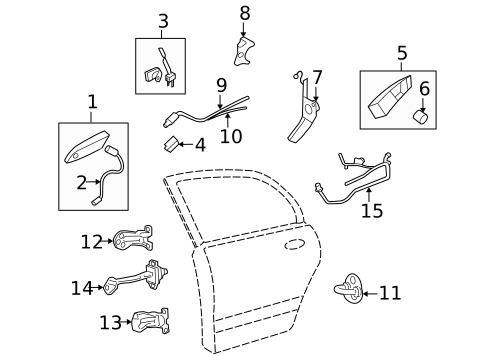 Rear Door for 2008 Kia Optima #1