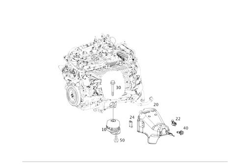 Engine Suspension for 2025 Mercedes-Benz E53 AMG #0