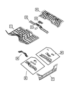 68036568AF - Body Sheet Metal Except Doors: Front Floor Pan for Mopar Image