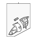 41148413444 - Body: Wheelhouse Assembly for BMW: Z3 Image