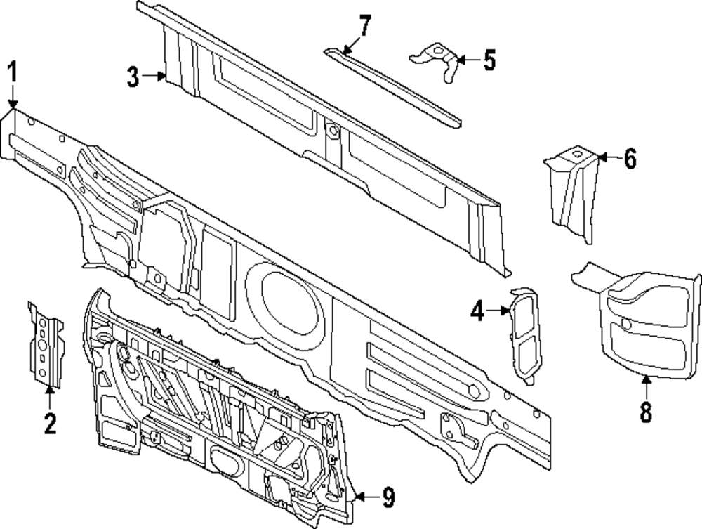 655Q3K5000 20222024 Hyundai Santa Cruz Front Panel Hyundai