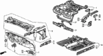 934051002508 - Body/Air Conditioning: BOLT-WASHER (10X25) for Honda Image