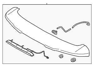 87210A9000 - Body: Spoiler for Kia: Sedona Image