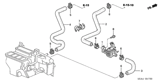 Water Valve for 2006 Acura TSX #0