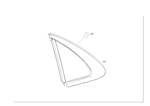 2226700212 - : Side Window, Fixed for Mercedes-Benz Image