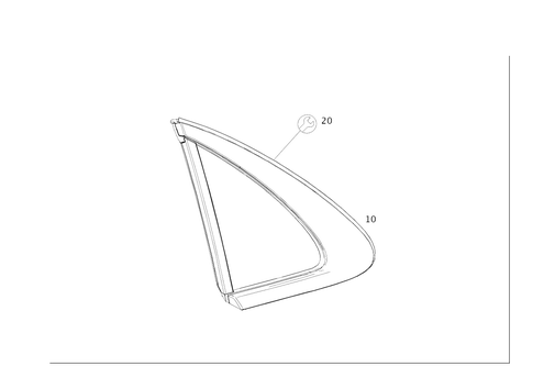 Rear-Side Window for 2017 Mercedes-Benz Maybach S550 #0