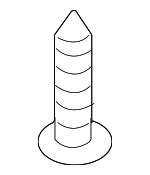 1243103107B - Body: Rocker Molding Screw for Kia: EV6, K900, Niro, Niro EV, Seltos, Soul, Sportage, Stinger Image