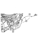 4686947AD - Electrical: Engine Block Heater Cord for Chrysler: Town &amp; Country | Dodge: Caravan, Grand Caravan Image