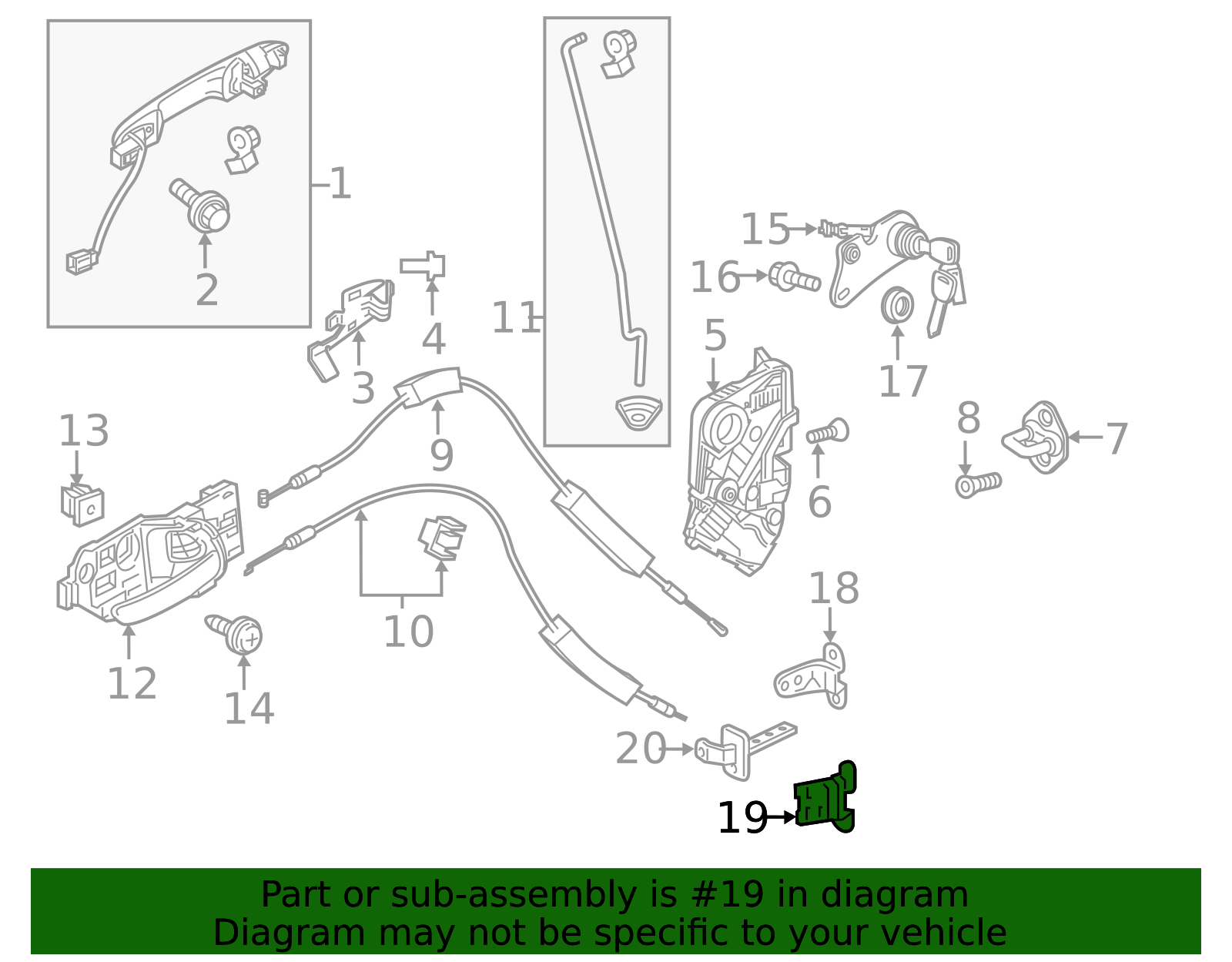 67420-T5A-003ZZ - Lower Hinge 2017 Honda Fit | Honda Parts Online