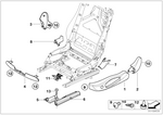 52106971066 - Seats: Bracket For Central Connector, Right for BMW Image