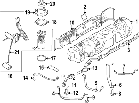 Fuel System Components for 2025 Ford Transit-250 #0