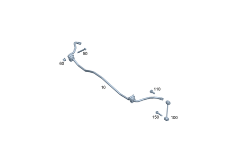 Rear Torsion Bar for 2024 Mercedes-Benz E350 #0