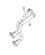 5058801AA - Air Conditioners and Heaters: Heater Supply Hose for Mopar Image