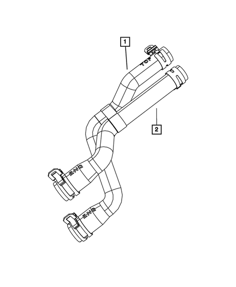 Air Conditioner and Heater Plumbing for 2008 Dodge Avenger #1