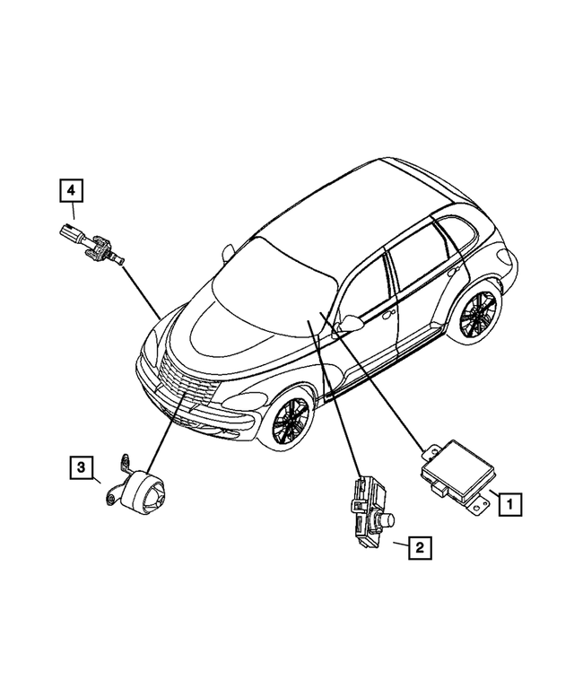 4692053AC - Electrical: Alarm Module for Mopar Image
