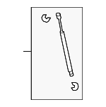 5K0823359E - Body: Support Cylinder for Volkswagen Image