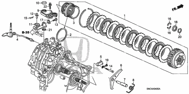 Starting Clutch for 2006 Honda Civic #0