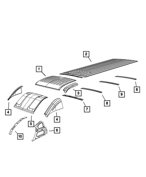 Roof for 2015 Ram ProMaster 3500 #1