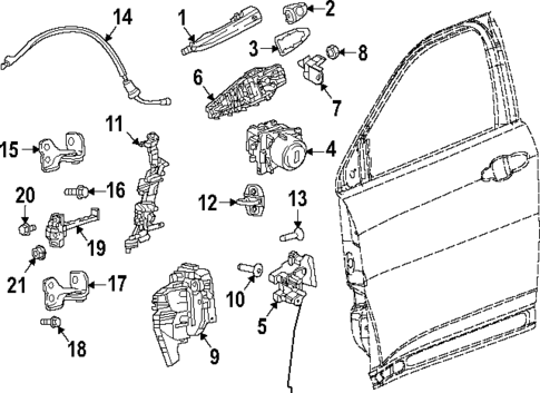 Front Door for 2025 Dodge Hornet #0