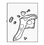 423867035C25D - Body: Quarter Trim Panel for Audi: R8 Image